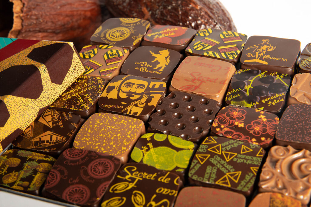 Ballotins de chocolats, Secret de Cacao par Sylvie Faucher