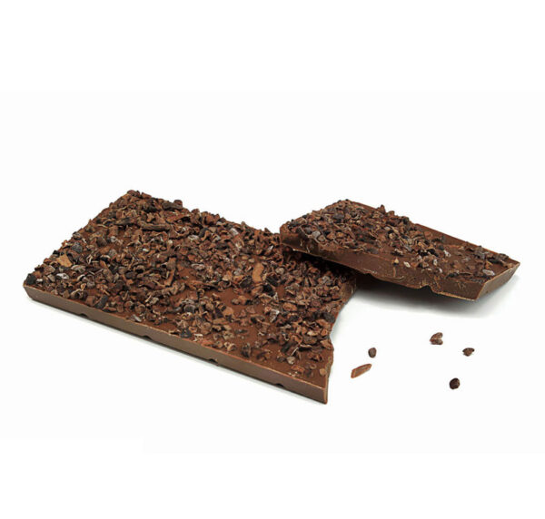 Tablette Lait éclats Fèves de Cacao – Image 2