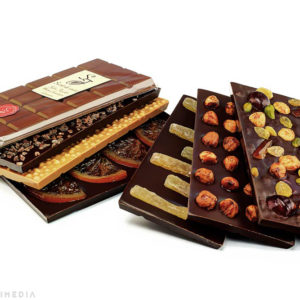 Tablettes chocolat noir fantaisie