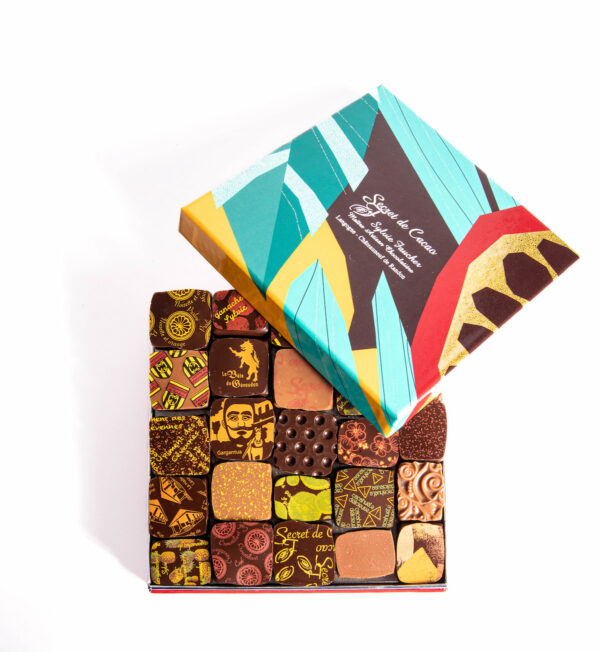 Boite de chocolats Fantaisie - Secret de Cacao par Sylvie Faucher, maitre chocolatier en Lozère
